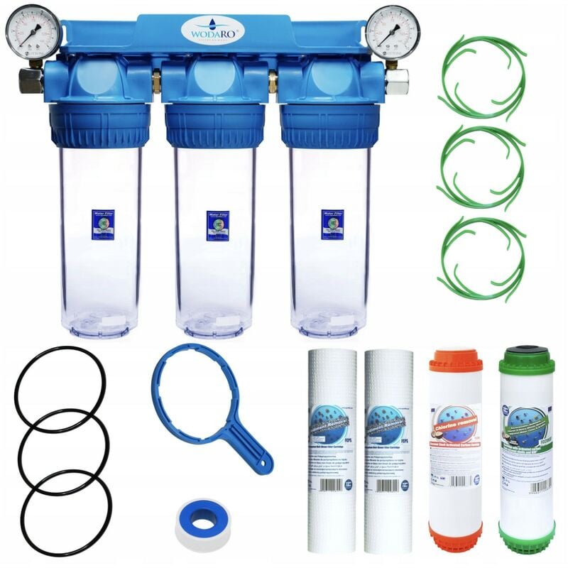 Viva - Préfiltre domestique à 3 étapes, FCPS20 fcbl-s fccbhd