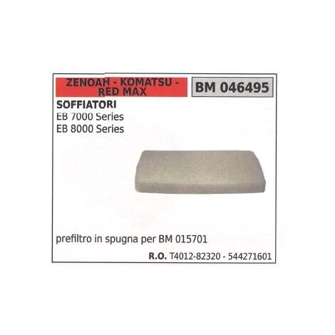 Prefiltro de aire de esponja ZENOAH para soplador SERIE EB7000 SERIE EB8000 SERIE 046495