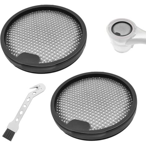 Prefiltro Hepa para Dreame Z10 Station / T10 / T20 / T30 / R10 / R10 Pro / R20 / R20 Pro para aspiradora Xiaomi G9 / G10 Repuestos lavables, 2 filtros Hepa, 1 cepillo de limpieza (3 piezas)
