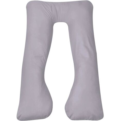 Pregnancy Pillow Cover U-Shaped 90x145 cm Grey