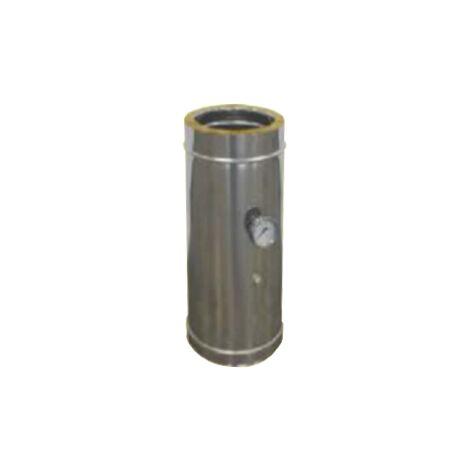 Prélèvement fumée et température double paroi isolée - Ø int/ext: 150-200