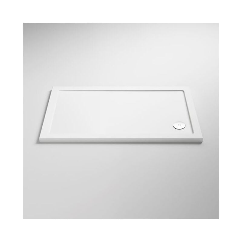Nuie Pearlstone Rectangular Shower Tray 1000mm x 900mm - White