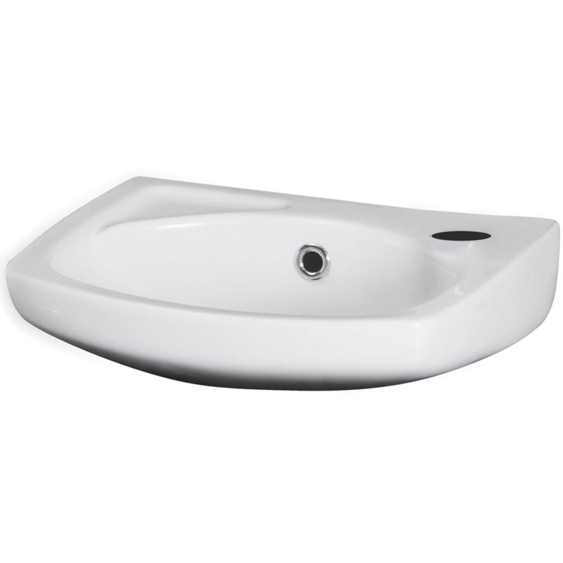 Melbourne Wall Hung Cloakroom Basin 350mm Wide 1 Tap Hole - Nuie