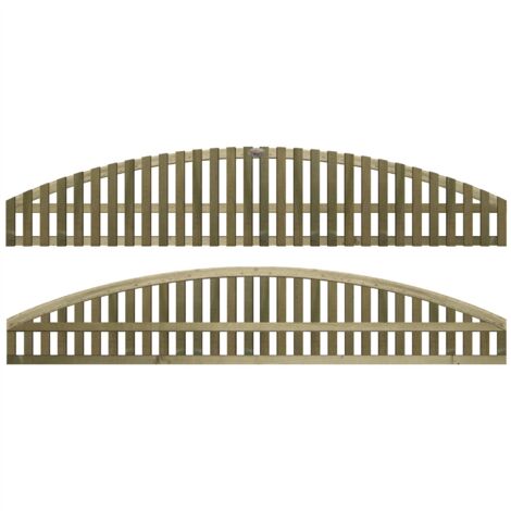Premier 6ft x 0.5ft Florence Vertical Slatted Arch Trellis Panel