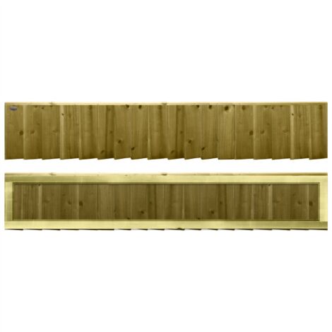 Premier 6ft x 1ft Feather Edge Fully Framed Garden Fence Panel