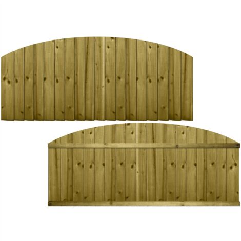 Premier 6ft x 2ft Feather Edge Semi-Braced Garden Dome Top Panel