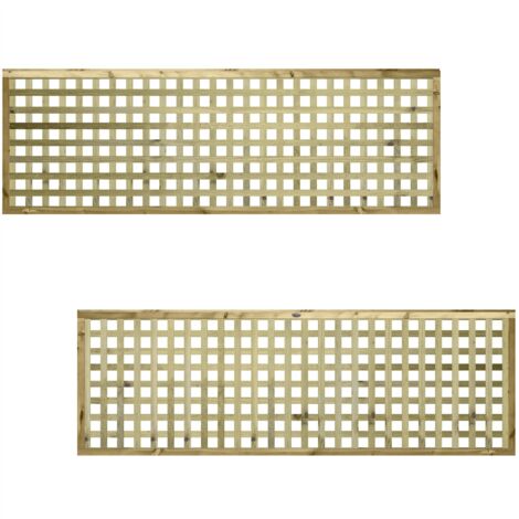 Premier 6ft x 2ft URBAN Capped Square Trellis Panel