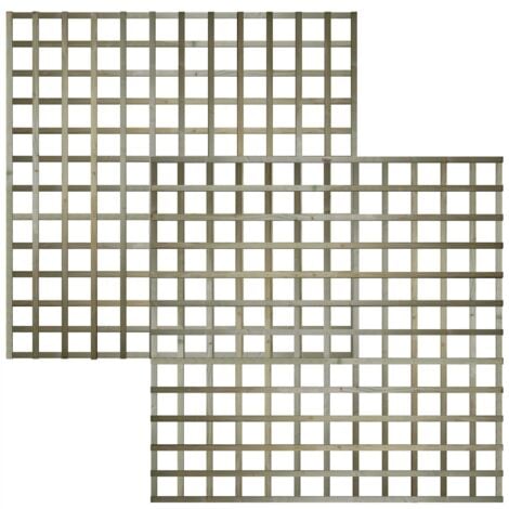 PREMIER GARDEN SUPPLIES 5ft Flat Top Standard Square Garden Trellis Panel