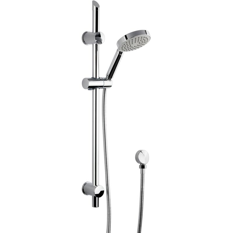 Hudson Reed - Nuie Modern Slider Rail Shower Kit 820mm High with 96mm Handset - Chrome