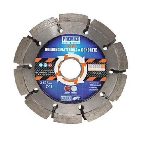 Premier Diamond 125mm P6-TDWC Triple Wall Chasing Blade