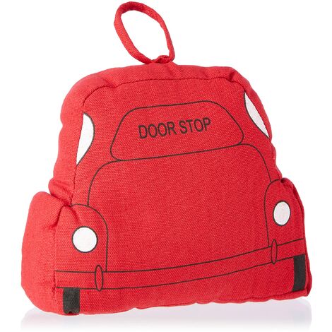 Premier Housewares 1900377 Fermaporta, Automobile, Tessuto Rosso