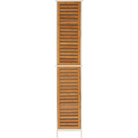 Premier Housewares 2 Single 4 Inner Shelves Standing Cabinet