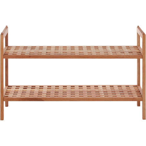 Premier Housewares 2 Tier Grid Design Stackable Shoe Rack