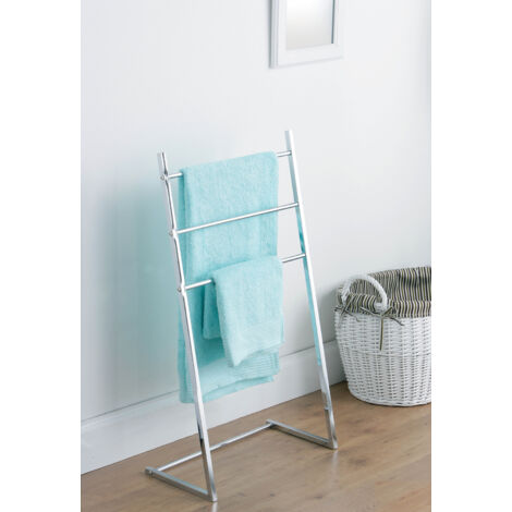 Premier Housewares 3 Arm Chrome Towel Stand