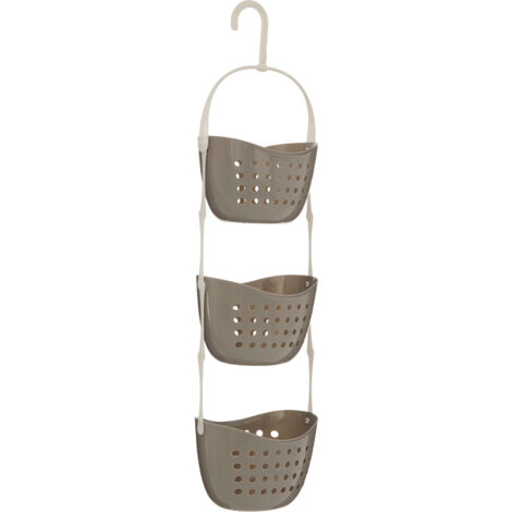 Premier Housewares 3 Tier Grey Shower Caddy
