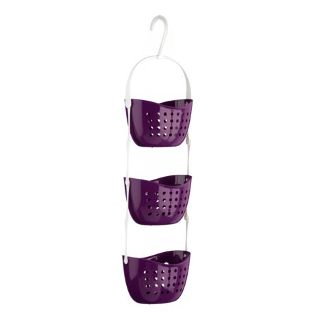 Premier Housewares 3 Tier Purple Shower Caddy