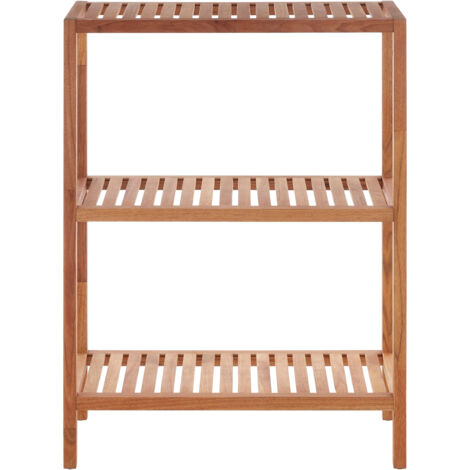 Premier Housewares 3 Tier Wooden Bathroom Shelf Unit