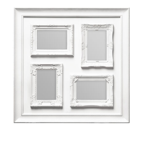 Premier Housewares 4 Photo White Plastic Multi Photo Frame