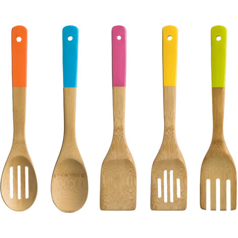Premier Housewares 5pc Bamboo Kitchen Utensil Set