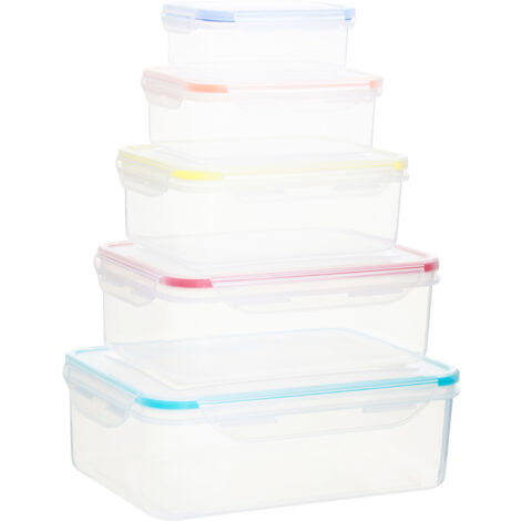 Premier Housewares 5pc Rectangular Food Containers
