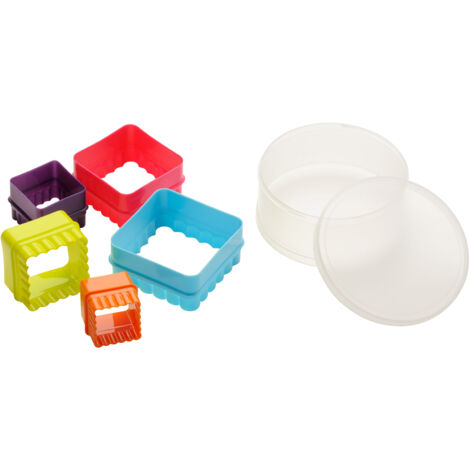 Premier Housewares 5pc Square Fluted Shape Cutter