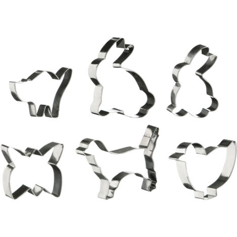 Premier Housewares 6pc Animal Shapes Cutter Set