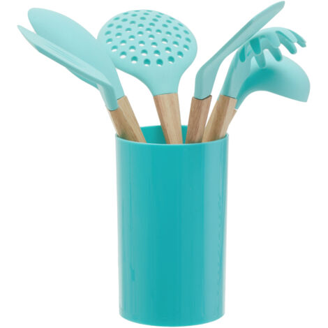 Premier Housewares 7pc Pastel Green Utensil Set