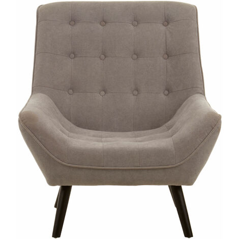 Premier Housewares Accent Chairs For Living Room Grey Chairs Occasional Chairs With Grey Linen Grey Bedroom Chair Grey Armchair w83 x d83 x h93cm