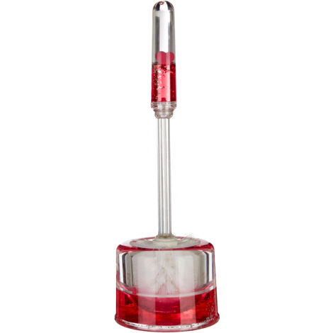 Premier Housewares Acrylic Hearts Toilet Brush Holder
