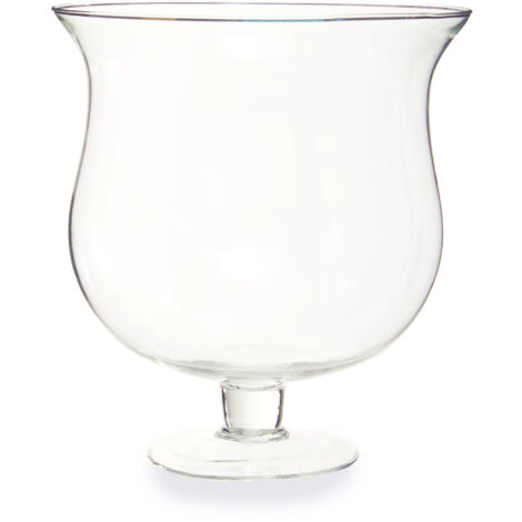 Premier Housewares Ambra Clear Glass Cognac Vase
