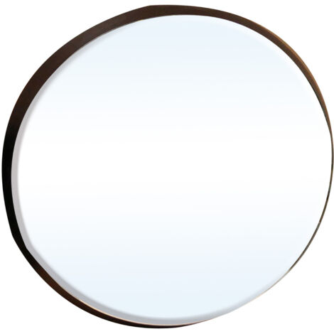 Premier Housewares Athena Discus Large Black Wall Mirror