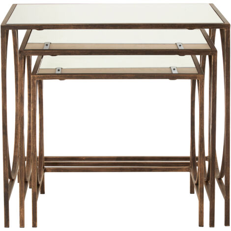 Premier Housewares Avantis Nest Of 3 Tables