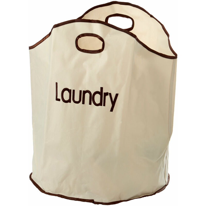 Beige Polyester Laundry Bag - Premier Housewares