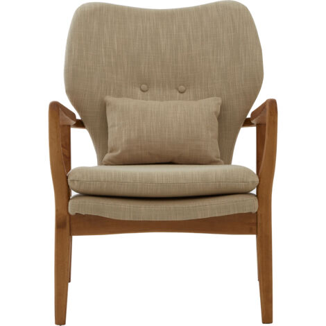 Premier Housewares Beige Stockholm Chair