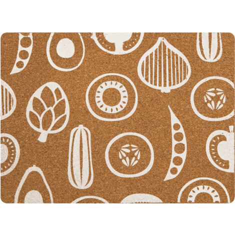 Premier Housewares Besa Cork Rectangular Placemats - Set of 4