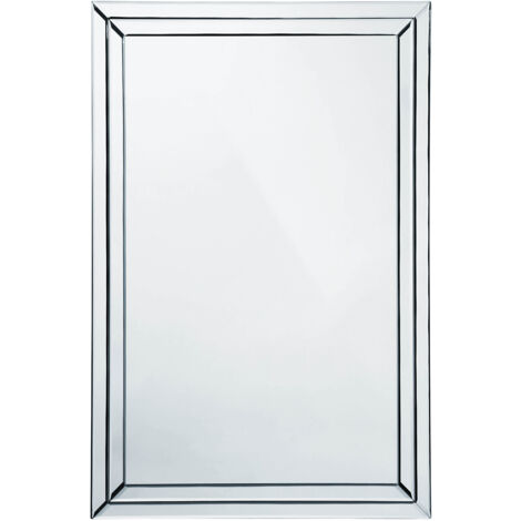 Premier Housewares Bevelled Clear Edge Wall Mirror