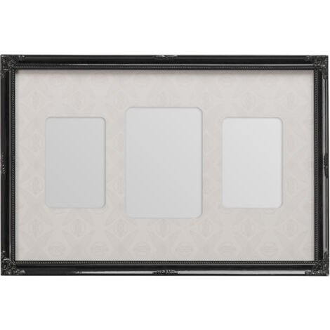Premier Housewares Black 3 Photo Multi Photo Frame