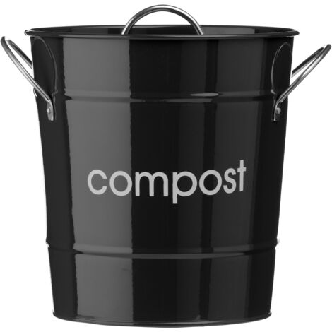 Premier Housewares Black Compost Bin