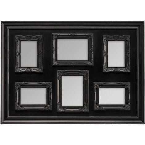 Premier Housewares Black Contemporary 6 Photo Frame