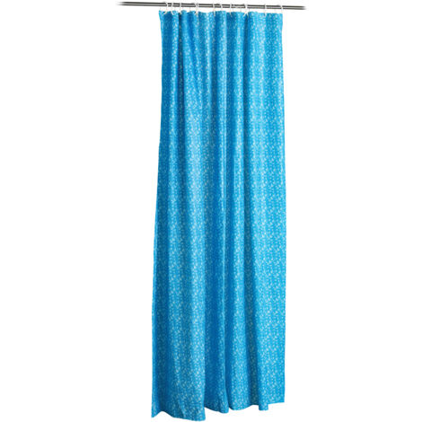 Premier Housewares Blue Shower Curtain