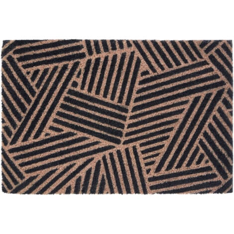 WADIGA Premier Housewares Blue Stripes Design Door Mat Non Slip Floor Mat Indoor And Outdoor Welcome Mat With Robust Coir For Door Entrances House Entryway Kitchen Outside Porch And More 40 x 2 x 60