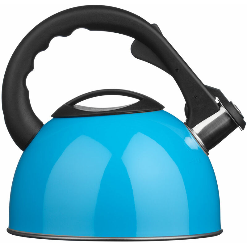 Premier Housewares - Blue Whistling Kettle - 2.5Ltr