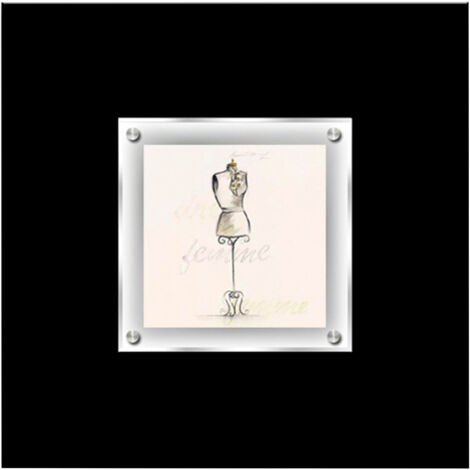 Premier Housewares Boudoir Mannequin 1 Framed Wall Art