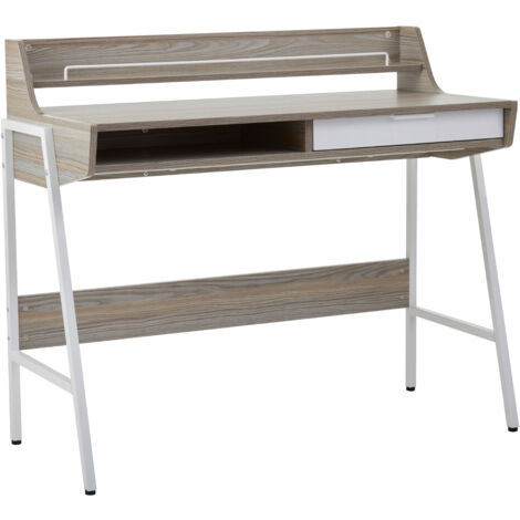 Premier Housewares Bradbury Light Oak Veneer Desk