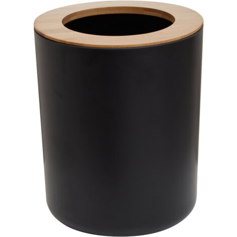 Premier Housewares Canyon Black Dust Bin