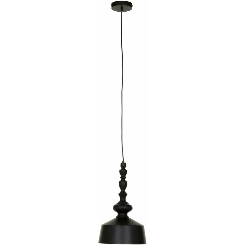Chandelier / Ceiling Light Matte Black Pendant Lights For Ceiling / Hallway / Living Room Robust Metal Hanging Lighting For Halls / Bedroom 26 x 170
