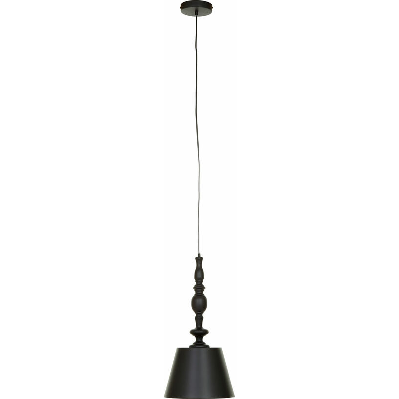 Chandelier / Ceiling Light Matte Black Pendant Lights For Ceiling / Hallway / Living Room Robust Metal Hanging Lighting For Halls / Bedroom 75 x 174