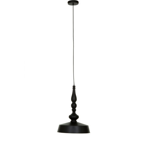 Premier Housewares Chandelier / Ceiling Light Small Black And Gold Pendant Lights For Ceiling / Hallway / Living Room Robust Metal Hanging Lighting For Halls / Bedroom 35 x 176 x 35