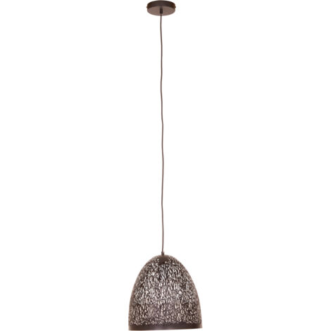 Premier Housewares Chandelier / Ceiling Light Small Black Pendant Lights For Ceiling / Hallway / Living Room Bell Frame Lighting For Halls / Bedroom 30 x 157 x 30