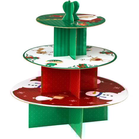 Premier Housewares Christmas 3 Tier Cake Stand